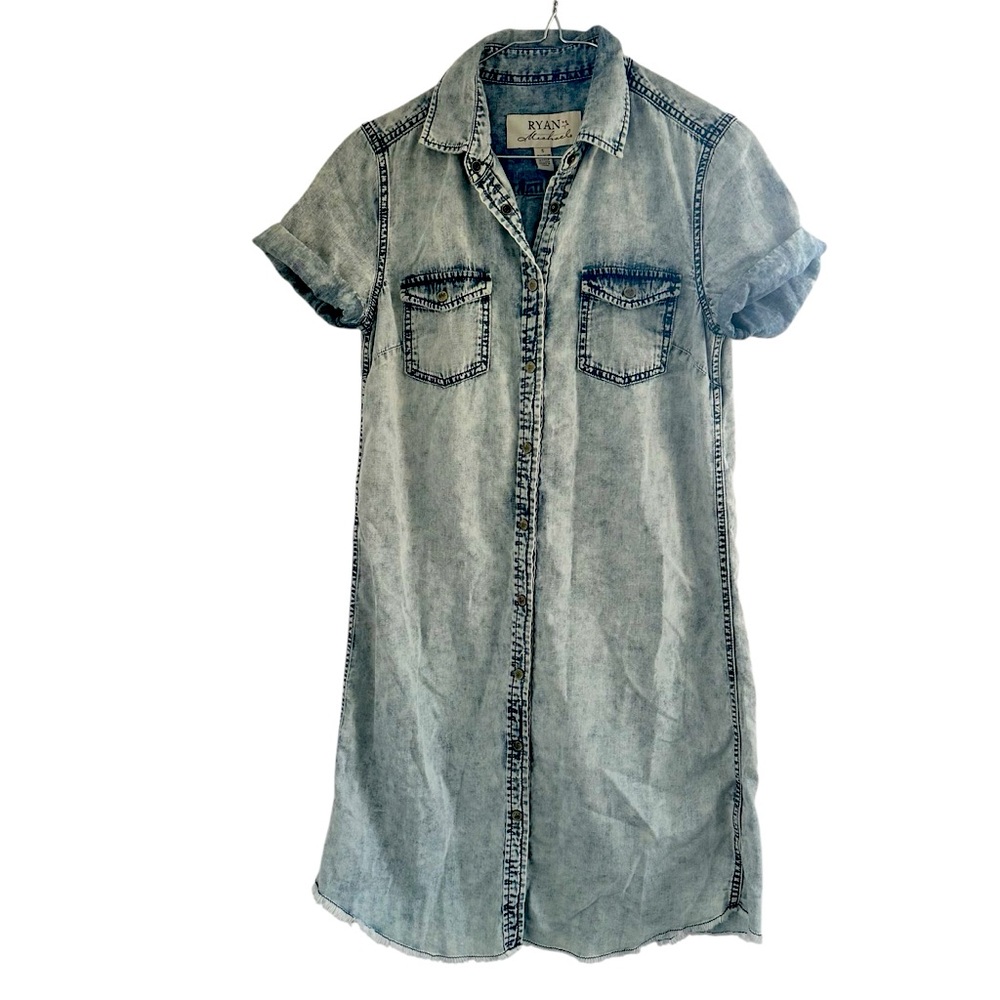 Ryan Michael Denim‎ Snap-Up Dress